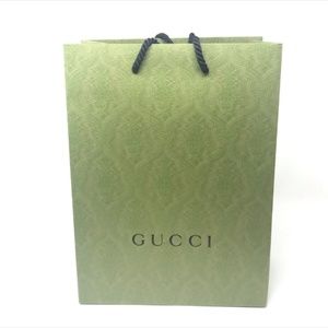 🔴 Gucci Green Foliage Shopping/Gift Bag! 🔥
